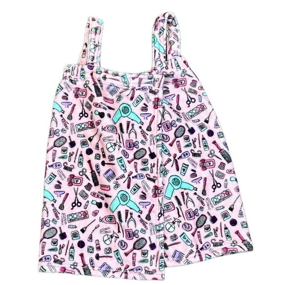 Macaron + Me Cozy Makeup Plush Spa Wrap XS (4-5) - Picture 1 of 6